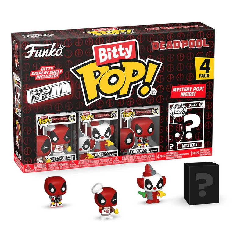Funko Bitty Pop! Marvel: Deadpool - BBQ Master 4PK - دمية